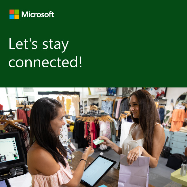 Let’s stay connected!